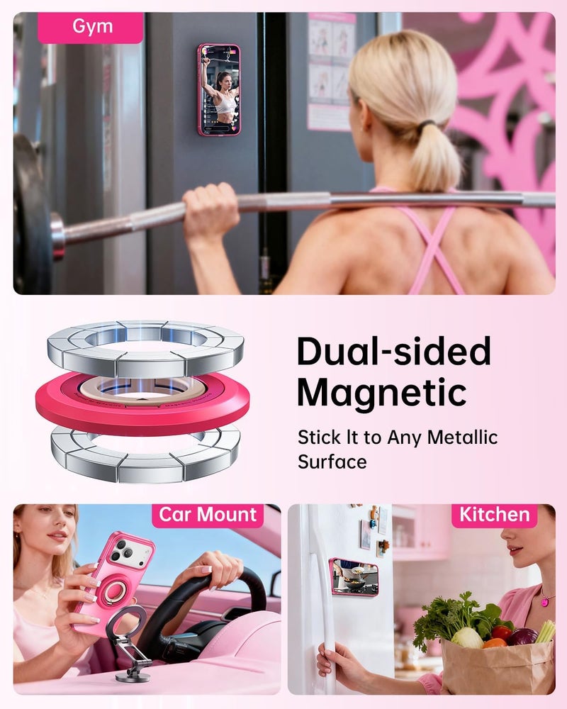 Syncwire for MagSafe Phone Grip, Valentine's Galentine's Day Birthday Gifts for Her Women Mom Girlfriend Best Friends Sister Wife Teen Girl Magnetic Phone Ring Holder Kickstand - Image 4